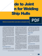 Guide To Joint Design For Welding Ship Hulls