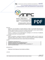 NT 01 - Utilizações Tipo de Edifícios e Recintos