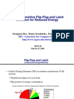 Activity-Sensitive Flip-Flop and Latch Selection For Reduced Energy