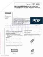 NBR-12298.Representação de Área de Corte Por Meio de Hachuras em Desenho Técnico