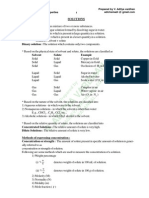 Solutions & Colligative Properties IPE