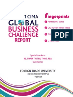 (Fingerprints Group) 2011 CIMA Global Business Challenge Report