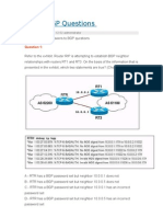 BGP Questions