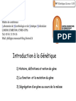 Cours de Genetique