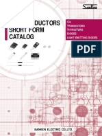 Semiconductors Short Form Catalog: Ics Transistors Thyristors Diodes Light Emitting Diodes