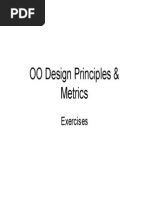 OO Design Principles & Metrics - Exercises