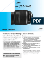 Canon EF S 18 200mm F 3.5 5.6 IS Lens