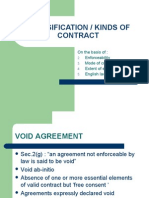 Classification of Contracts