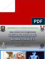 Degradación de Biomateriales