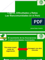 Logros y Dificultades de Las Mancomunidades