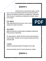 Text Structures Stations