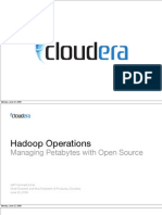 Hadoop Operations Managing Big Data Clusters