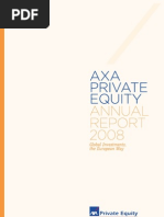 AXA Private Equity 2008 Annual Report