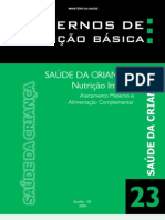 Cadernos de Atenção Básica - Saúde Da Criança