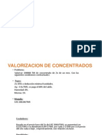 Valorarizacion de Concentrados de Zinc-Actualizado