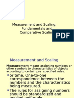 Measurement and Scaling: Fundamentals and Comparative Scaling