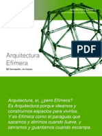 CFGS Arquitectura Efimera