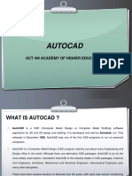 Autocad: Act An Academy of Higher Education