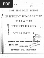 USAF Test Pilot School Performance Phase Textbook Volume1