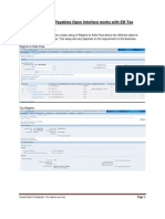 Case Study On How Payables Open Interface Works With Ebtax