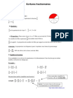 Écriture Fractionnaire (5ème)