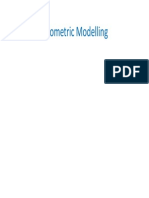 Geometric Modeling