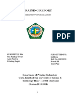 Training Report of Nutech Photolithographers