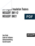 MEGGER BM11D 5 KV - Manual PDF