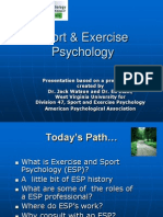 Sport & Exercise Psychology