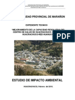 C.S de Huacrachuco. Impacto Ambiental - Final