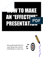 How To Make A Presentation