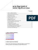 Step by Step Install of Grid Control 10g R2 On Linux: 1. Select Complete Installation