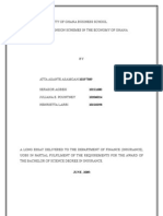 Impact of Pension Schemes On The Economy of Ghana: A Case Study of SSNIT