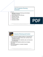 CH 25 Production Planning and Control