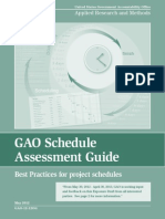 GAO Schedule Assessment Guide