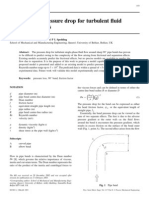 Prediction of Pressure Drop For Tubulent Flow in 90 Bends