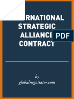 International Strategic Alliance Contract Sample