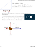 Static & Kinetic Friction