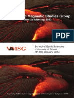 Volcanic and Magmatic Study Group (2013) Bristol