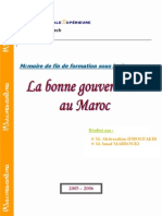 La Bonne Gouvernance Au Maroc - Partie 1 PDF