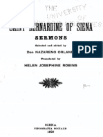 St. Bernardine of Siena - Sermons