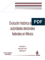 Evolución Histórica de Las Autoridades Electorales en México