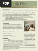 Marble Material Fact Sheet 022509