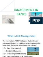 Risk Management in Banks