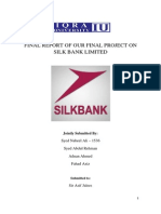 Final Pom Project Report On Silk Bank by Titanic Group