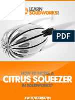 How To Model A Citrus Squeezer in SolidWorks