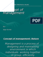 Concept of Management