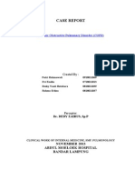 Case Report: Chronic Obstructive Pulmonary Disorder (Copd)