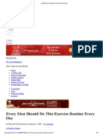 Daily Exercise Routine - The Art of Manliness