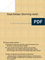 Gaya Belajar (Learning Style)